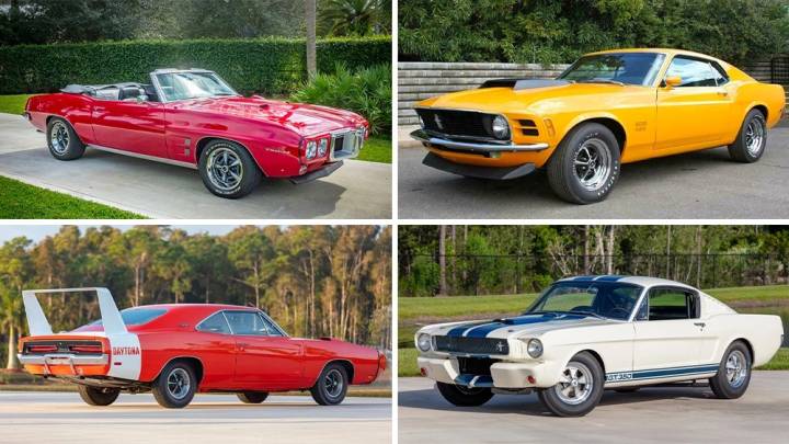 Легенды американских маслкаров на Аукционах США: Corvette, Mustang, Charger, Challenger